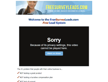 Tablet Screenshot of freesurveyleads.com